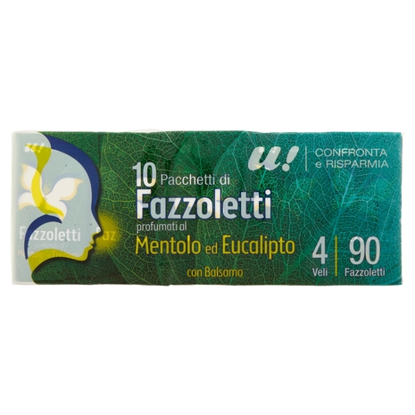 10 Pacchetti di Fazzoletti Profumati 4 Veli U! Confronta e Risparmia